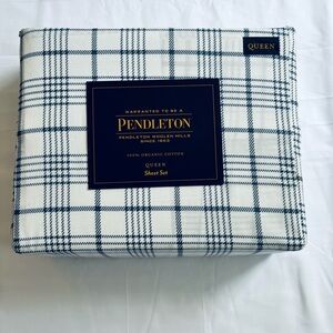 Queen Sheet Set 4pcs Plaid Pendleton